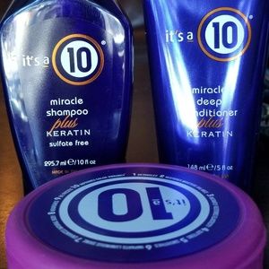 It's a 10 - Keratin shampoo/conditioner and mask